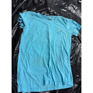 Simply Southern Love Your Lake Blue Short Sleeve Graphic T-Shirt Womens Medium